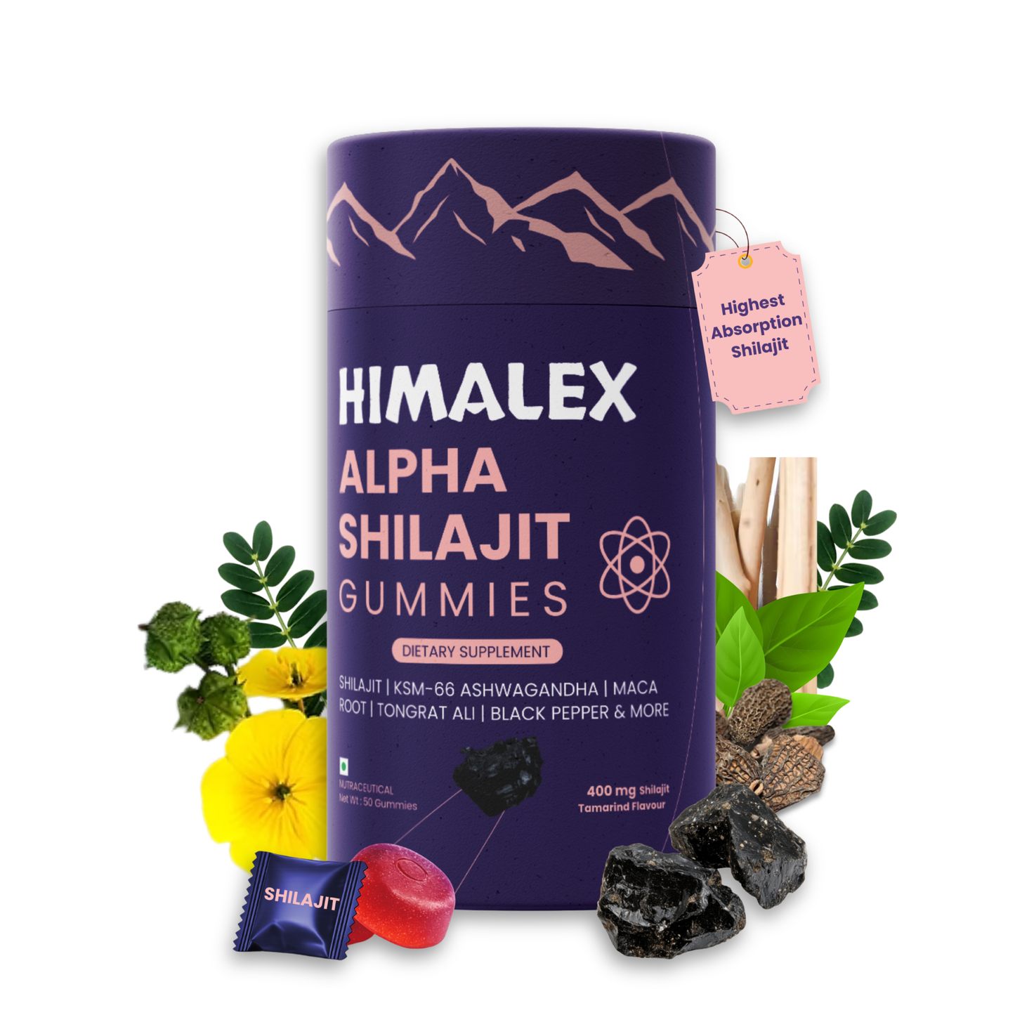 HimalexAlpha Shilajit Gummies