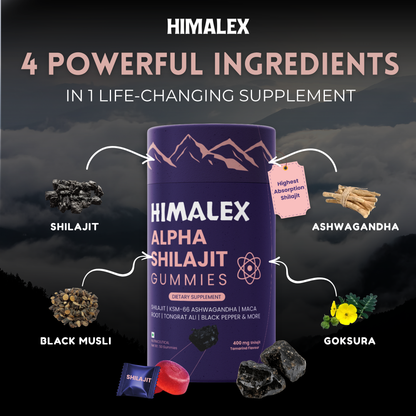 HimalexAlpha Shilajit Gummies