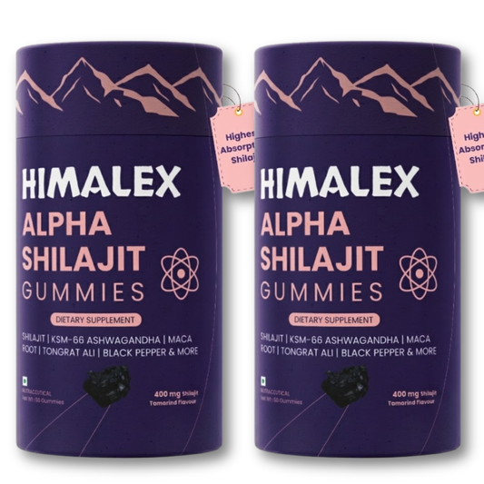 HimalexAlpha Shilajit Gummies (Pack of 2)